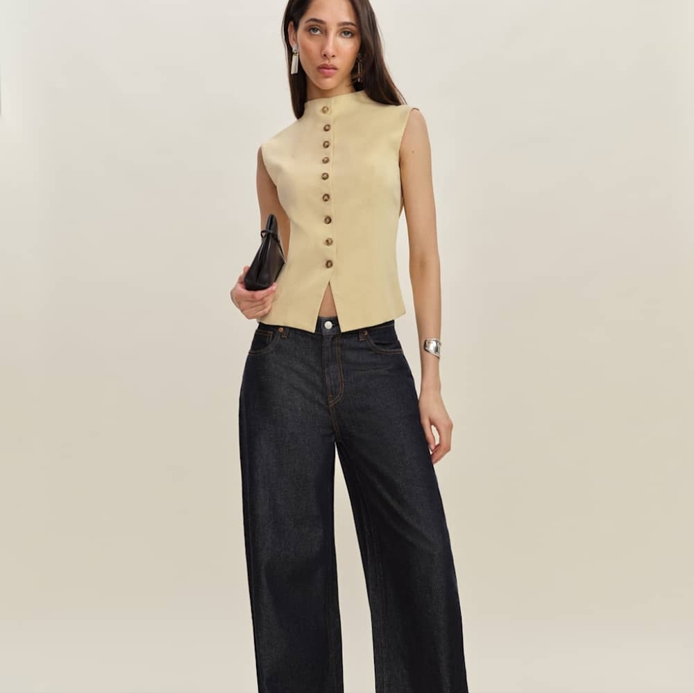 Reformation Lottie Vest View 4